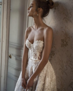 Lace Wedding Gown by Netta Ben Shabu