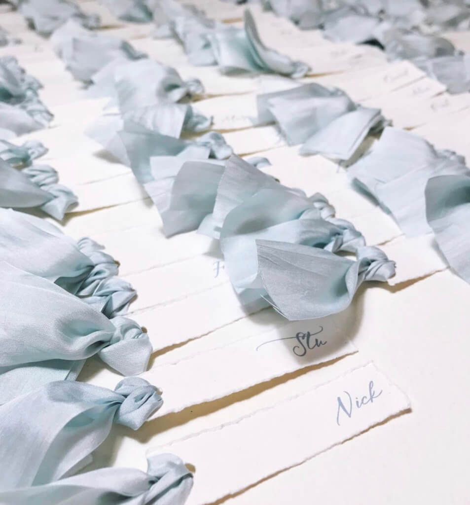 Name Tag Place Settings for wedding day