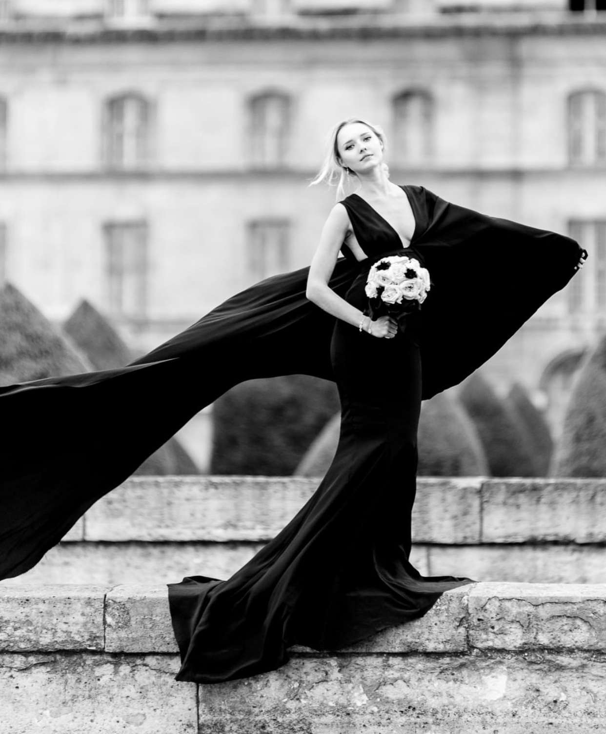 Go Bold and Unconventional With Black Wedding Dress